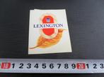 sticker tabak logo lexington *, Ophalen, Zo goed als nieuw, Bedrijf of Vereniging