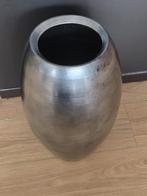 Decoratieve Mica vaas zilver – 47 cm hoog, Ophalen, Overige materialen, Overige kleuren, Zo goed als nieuw