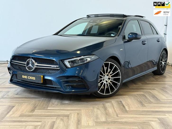 Mercedes-Benz A-klasse AMG 35 4MATIC Advantage |PANO |VOL| I, Auto's, Mercedes-Benz, Bedrijf, Te koop, A-Klasse, 360° camera, 4x4