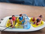 Speedboot met gezin, Playmobil, Kinderen en Baby's, Speelgoed | Playmobil, Zo goed als nieuw, Ophalen