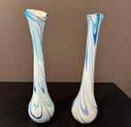 Set van 2 mooie glas vazen, Antiek en Kunst, Antiek | Vazen, Verzenden