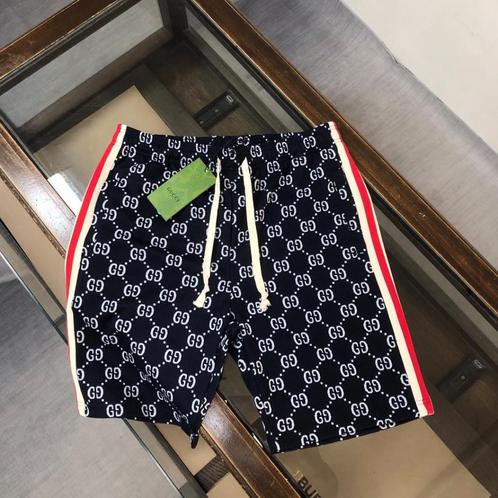 Gucci Jacquard Black/Ivory Korte broek, Kleding | Heren, Broeken en Pantalons, Nieuw, Zwart, Ophalen of Verzenden