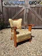 Vintage stoel, Huis en Inrichting, Stoelen, Ophalen, Hout, Gebruikt, Bruin