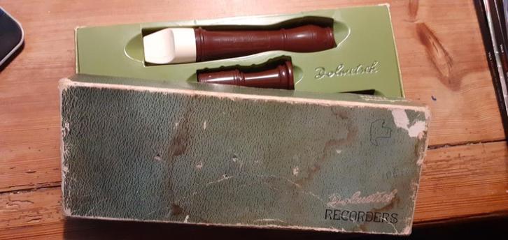 Vintage Dolmetsch treble blokfluit – uniek !, Muziek en Instrumenten, Blaasinstrumenten | Blokfluiten, Zo goed als nieuw, Met koffer, hoes of etui