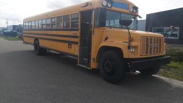 Amerikaanse school bus  GMC BENZINE/LPG beschikbaar voor biedingen