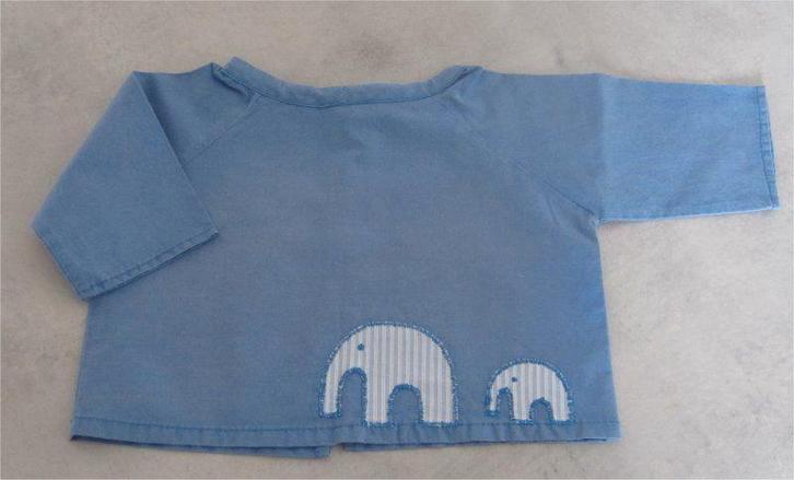 Brocant bloesje met olifantjes, Antiek en Kunst, Curiosa en Brocante, Ophalen of Verzenden