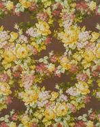 13657 Vintage retro oud barok bloemetjes behang behangpapier, Verzenden