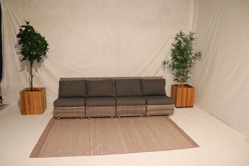 barbados centers (5x) plus cool tafel #27, Tuin en Terras, Tuinsets en Loungesets, Zo goed als nieuw, Loungeset, Wicker, 6 zitplaatsen