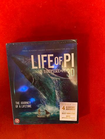 Life of Pi ,Blu-ray 3D DVD,nieuw in folie,ned. ondertiteld beschikbaar voor biedingen