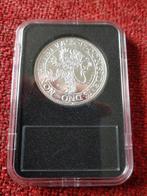 2017 Nederland 0.999 1 oz Silver Leeuwendaalder Restrike BU, Koningin Beatrix, Zilver, Euro's, Ophalen of Verzenden