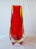 Murano vaas rood 20 cm, Ophalen of Verzenden