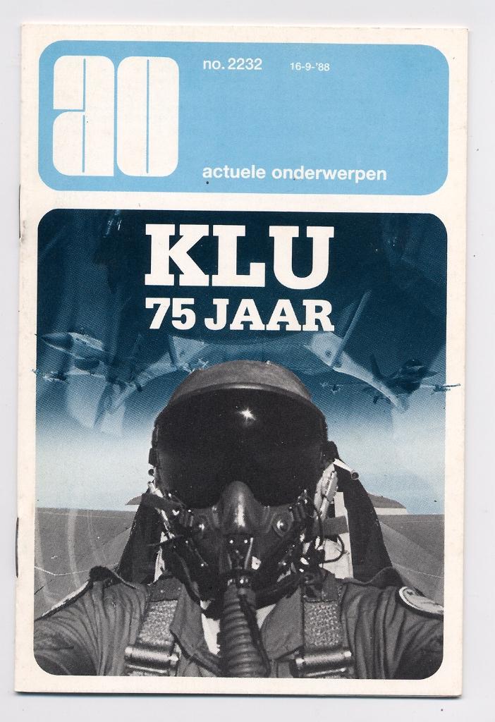 Koninklijke Luchtmacht 75 jaar KLU -o.a. F-16 Gloster Meteor, Nieuw, Ophalen of Verzenden, Hans Dijkman, 1945 tot heden