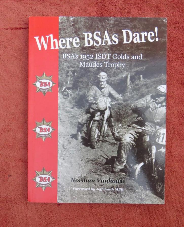 Where BSA's dare, 1952 ISDT Golds and Maudes trophy, Boeken, Motoren, Zo goed als nieuw, Merk of Model, Ophalen of Verzenden