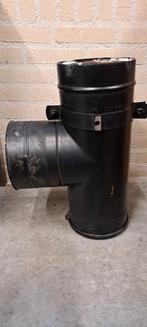 Muurdoorvoer 150 mm dubbelwandig., Ophalen of Verzenden, Gebruikt, Overige brandstoffen, Houtkachel