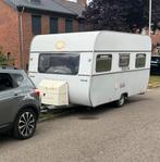 Caravan Dethleffs 450 met voortent en luifel, Koelkast, Rondzit, Particulier, 500 - 750 kg