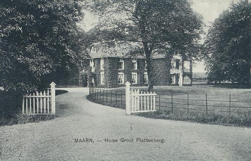 Maarn - Huize Groot Plattenberg [KRST005-7288, Verzamelen, Ansichtkaarten | Nederland, Ongelopen, Utrecht, Voor 1920, Verzenden