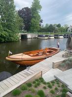 Unieke teakhouten vlet, Watersport en Boten, Ophalen, Gebruikt, Binnenboordmotor, 6 meter of meer