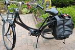 Leuke opoefiets met fietstassen, Fietsen en Brommers, Fietsen | Dames | Omafietsen, Gebruikt, Handrem, 50 tot 53 cm, Ophalen