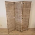 Rieten Kamerscherm - 3 Delig - 185x140cm, Huis en Inrichting, Woonaccessoires | Kamerschermen, Ophalen, Gebruikt