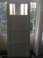 Jaren 30 deur met glas. In goede staat, Doe-het-zelf en Verbouw, Ophalen, Gebruikt, 80 tot 100 cm, Binnendeur
