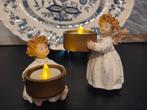 Kerst 2 engeltjes waxinehouders van Sia Collection, Ophalen of Verzenden, Zo goed als nieuw