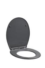 Allibert wc-bril MILA - thermoplastiek - soft close zwart, Huis en Inrichting, Zwart, Nieuw, Ophalen of Verzenden, X