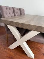 Lily leen bakker woonkamer set- eettafel, Ophalen of Verzenden, Gebruikt, Heel goed, 4 tot 6 stoelen