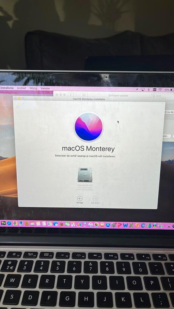 Oude MacBook Pro 2015, Computers en Software, Apple Macbooks, Gebruikt, MacBook Pro, 13 inch, 2 tot 3 Ghz, 128 GB of minder, 8 GB