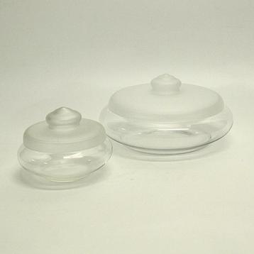 OPRUIMING! - Art Deco bonbon en koekdoos Glasfabriek Leerdam beschikbaar voor biedingen