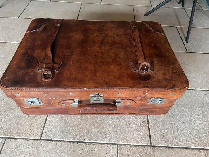 Grote reiskoffer t.e.a.b., Sieraden, Tassen en Uiterlijk, Koffers, Zo goed als nieuw, Leer, 70 cm of meer, 45 tot 55 cm, Ophalen
