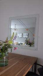 Vierkante spiegel, Huis en Inrichting, Woonaccessoires | Spiegels, Ophalen, Vierkant, Zo goed als nieuw, 75 tot 100 cm
