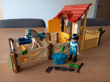 Playmobil Appaloosa met paardenbox - 6935 beschikbaar voor biedingen