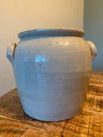 Franse brocante aardewerk grespot grote plantenpot, Ophalen of Verzenden