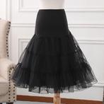 Rockabilly petticoat tutu zwart, Kleding | Dames, Rokken, Verzenden, Zwart, Nieuw, Tutu