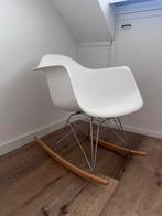 Witte Schommelstoel, Huis en Inrichting, Stoelen, Ophalen, Wit, Zo goed als nieuw, Eén