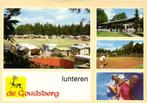 de Goudsberg lunteren - 4 afb o.a. kampeerterrein - gelopen, Ophalen of Verzenden, 1960 tot 1980, Gelopen, Gelderland