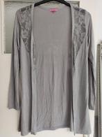 Basic Enquipment openvallend lichtgrijs vestje met bloemen, Kleding | Dames, Truien en Vesten, Maat 38/40 (M), Basic Enquipment