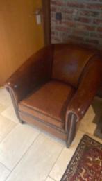 Twee stuks schapenleren fauteuils, Ophalen of Verzenden, Zo goed als nieuw, 75 tot 100 cm, 50 tot 75 cm