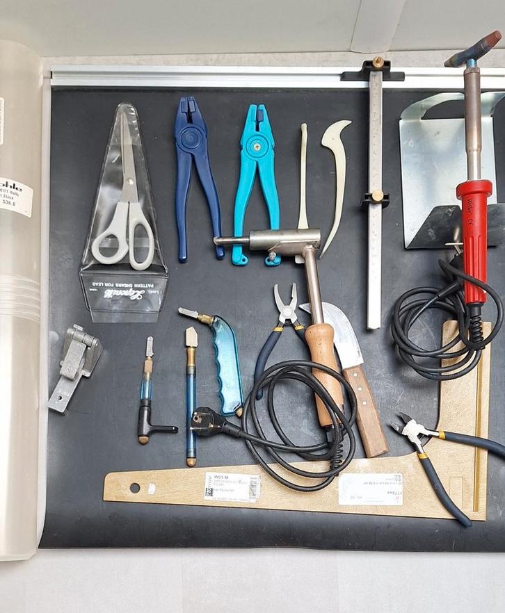 Glas in lood gereedschap, Hobby en Vrije tijd, Overige Hobby en Vrije tijd, Gebruikt, Ophalen