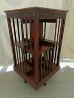 Mooie houten XXL boekenmolen, antieke grote boekenkast op wi, Gebruikt, 100 tot 150 cm, 50 tot 100 cm, Overige houtsoorten