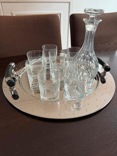 Dienblad Alessi Round RVS 18/10, Huis en Inrichting, Woonaccessoires | Overige, Gebruikt, Ophalen of Verzenden