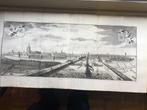 Zeeland, aanzicht Zierikzee zeezijde antieke gravure, 1696, Antiek en Kunst, Verzenden
