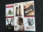 Saw reeks 1,2,3,4,5 en 3 D op dvd, Cd's en Dvd's, Dvd's | Horror, Vanaf 16 jaar, Verzenden, Gebruikt