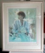 Zeefdruk van Paul Rouwette 589/1950 ingelijst en gesigneerd, Ophalen