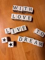 Decoratie Set - Blokken, Diamanten, Steentjes, Huis en Inrichting, Ophalen of Verzenden, Gebruikt