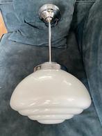 Gispen / Art deco hanglamp, Huis en Inrichting, Lampen | Hanglampen, Ophalen of Verzenden, Zo goed als nieuw, Glas, Minder dan 50 cm