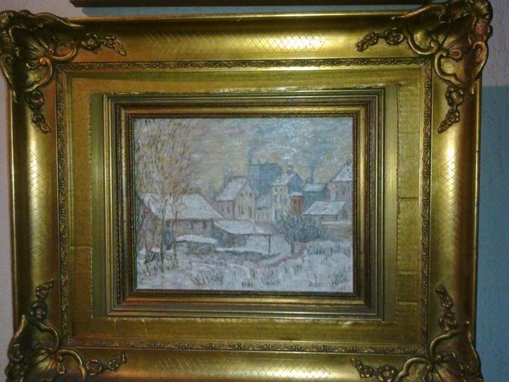 schiderijen 5x olieverf per stuk, Antiek en Kunst, Kunst | Schilderijen | Modern, Ophalen of Verzenden