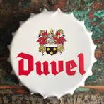 Metalen wandbord bierdop Duvel, Nieuw, Reclamebord, Ophalen of Verzenden