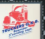 Sticker: Truckers GKB - Boxmeer (2), Ophalen of Verzenden, Zo goed als nieuw, Bedrijf of Vereniging