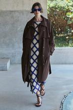 Dames Zara trenchcoat lange jas bruin coat bruin katoen XS, Bruin, Zara, Nieuw, Ophalen of Verzenden